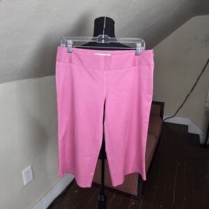 Trina Turk Women’s Pink Cropped Pants Size 8 Made in USA‎